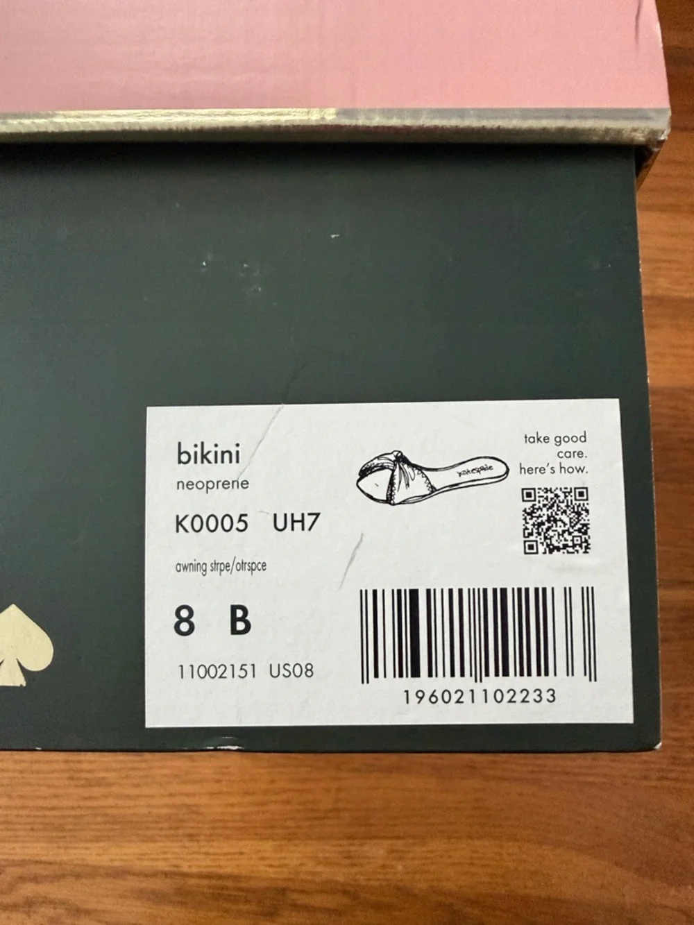 🏖️ Kate Spade New York Bikini Bow Slide Sandals. Size 8B.